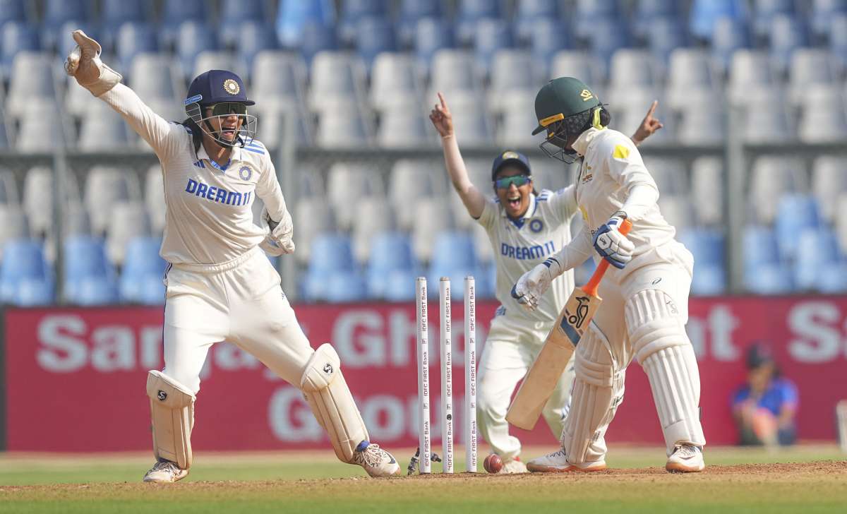 INDW vs AUSW India Women cricket team beat Australia cricket team for first time in test cricket | भारतीय महिला टीम ने रचा इतिहास, ऑस्ट्रेलिया को पहली बार टेस्ट में हराया