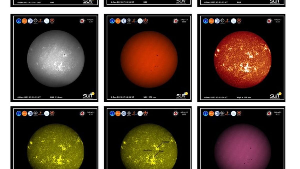 Aditya L-1 sent colorful pictures of the sun ISROs solar mission got big success