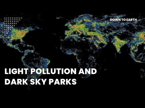 How do dark sky parks tackle the growing problem of light pollution?