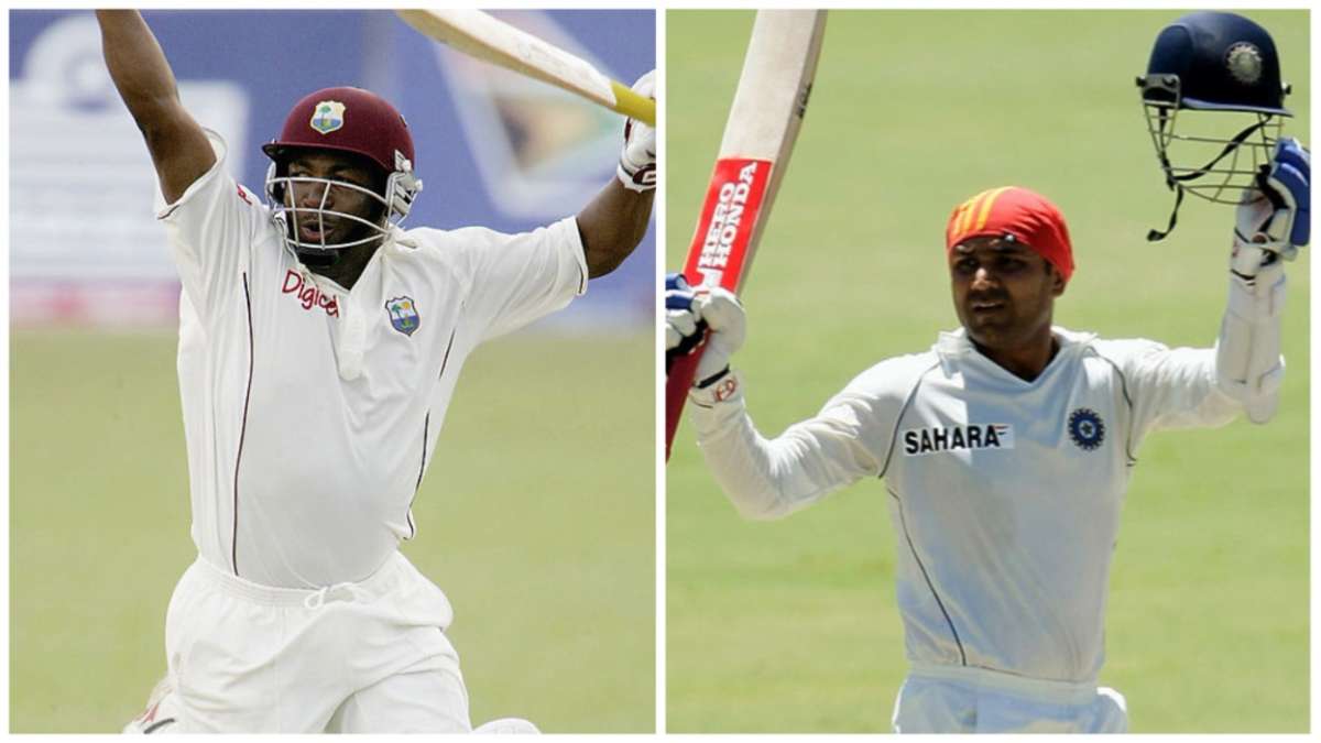 most triple centuries in Tests Brian Lara Don Bradman Virender Sehwag Chris Gayle | Records : टेस्ट क्रिकेट में 4 बल्लेबाजों ने लगाए हैं 2 तिहरे शतक, क्या आप जानते हैं नाम