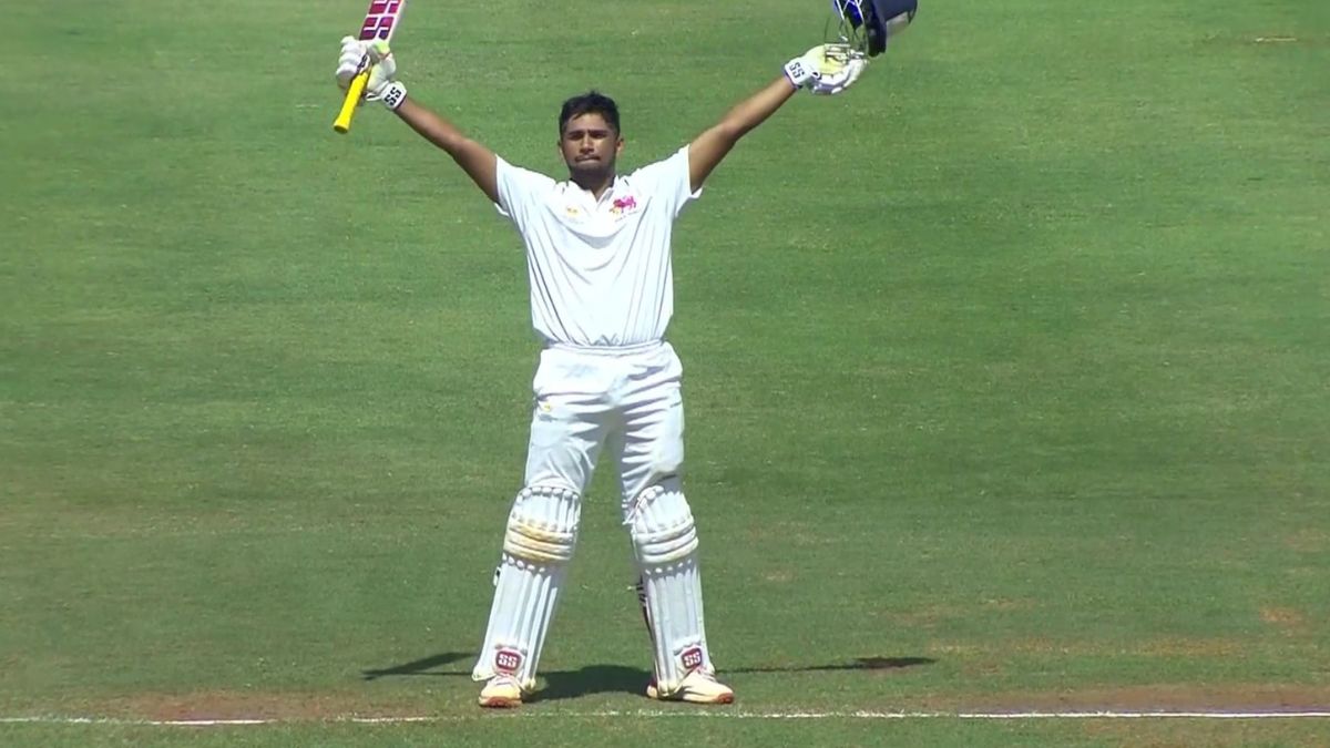 Musheer Khan double hundred in Mumbai vs Baroda Ranji Trophy quarter final match | Musheer Khan: सरफराज के बाद अब मुशीर खान का जलवा, रणजी ट्रॉफी के क्वार्टर फाइनल में जड़ा दोहरा शतक