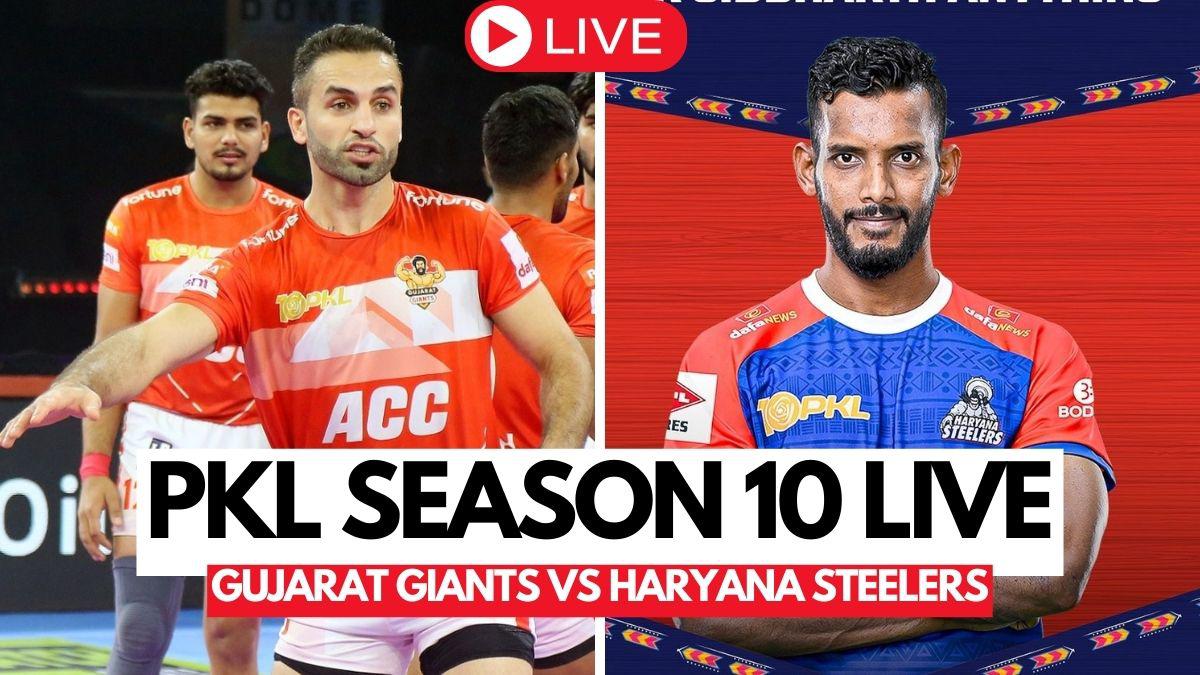 PKL Season 10 HIGHLIGHTS: Haryana Steelers comes from behind to beat Gujarat Giants 34-30, Bengal Warriors stuns Dabang Delhi 45-38