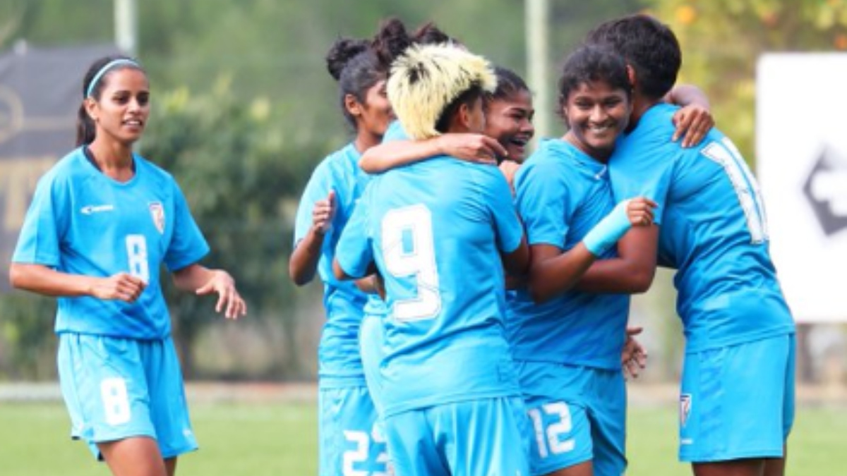 Turkish Women Cup 2024 football indian women team beat estonia by 4-3 historic win। भारतीय महिला फुटबॉल टीम ने एस्तोनिया के खिलाफ दर्ज की ऐतिहासिक जीत, किसी यूरोपिय देश को पहली बार हराया