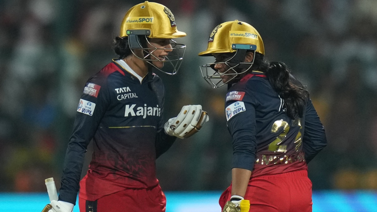 Royal Challengers Bangalore Women beat Gujarat Giants by 8 wickets WPL 2024 Smriti Mandhana Innings। स्मृति मंधाना की टीम ने गुजरात जायंट्स को हराया, Points Table में इस नंबर पर पहंची टीम