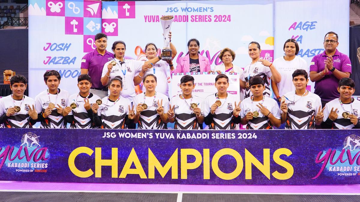 Murthal Magnets lift the Inaugural JSG Womenâs Yuva Kabaddi Series 2024 trophy