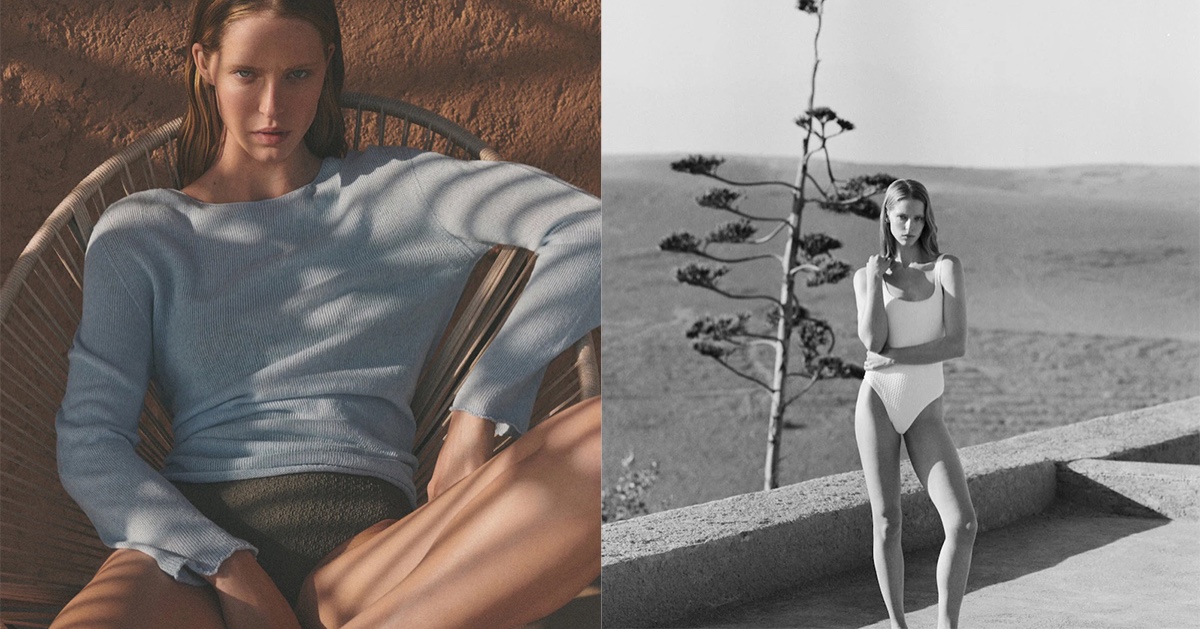 Massimo Dutti Swimwear 2024: Spring Serenity