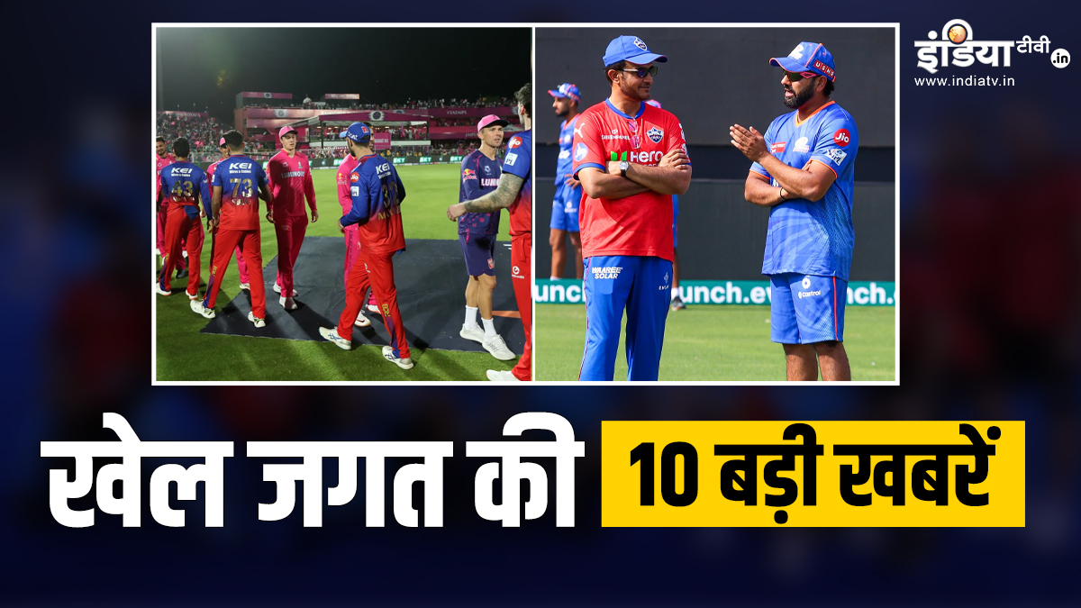 राजस्थान ने लगाया जीत का चौका, IPL में आज खेले जाएंगे डबल हेडर मैच, देखें खेल की 10 बड़ी खबरें