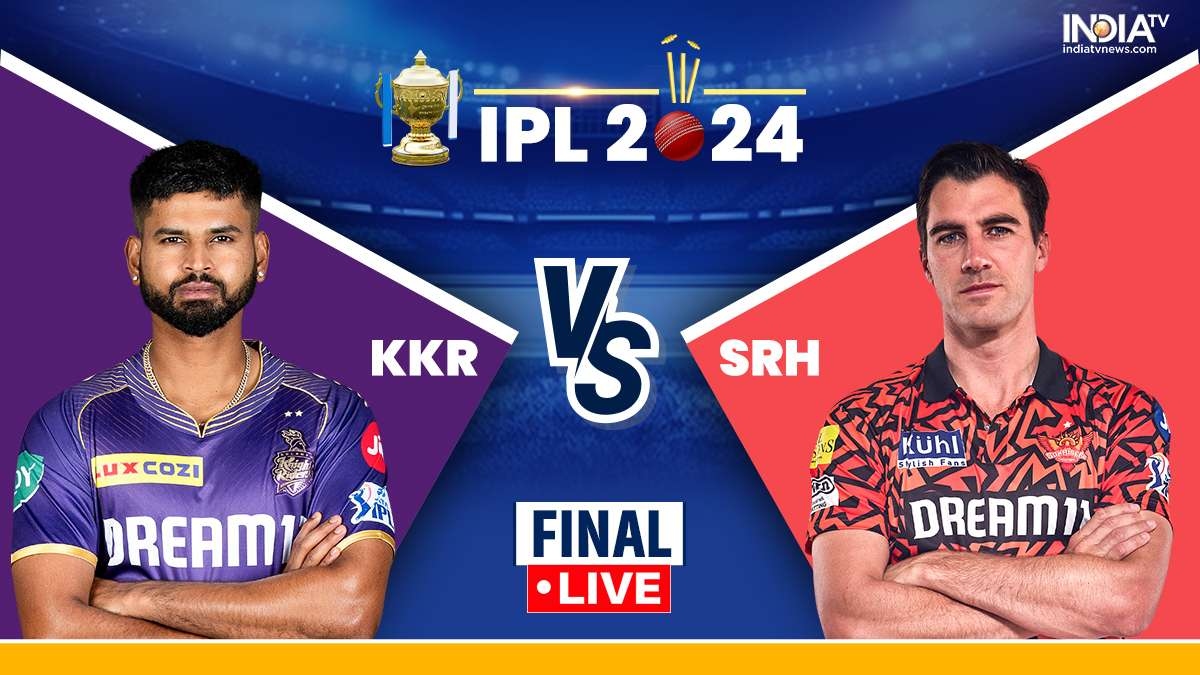 SRH vs KKR IPL 2024 Final Live: केकेआर की बल्लेबाजी और हैदराबाद की गेंदबाजी के बीच होगा मुकाबला