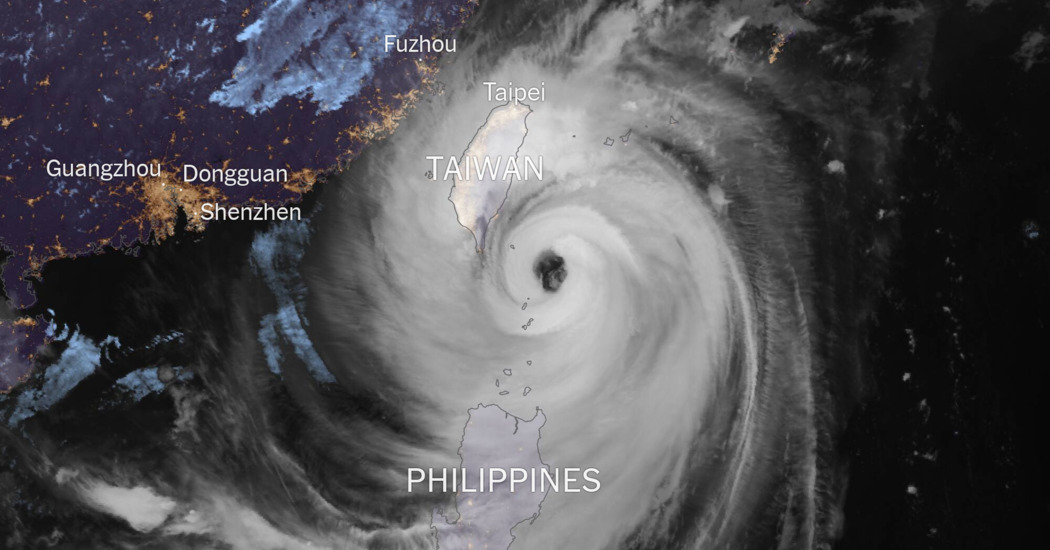 Taiwan Braces for Powerful Typhoon Kong-rey